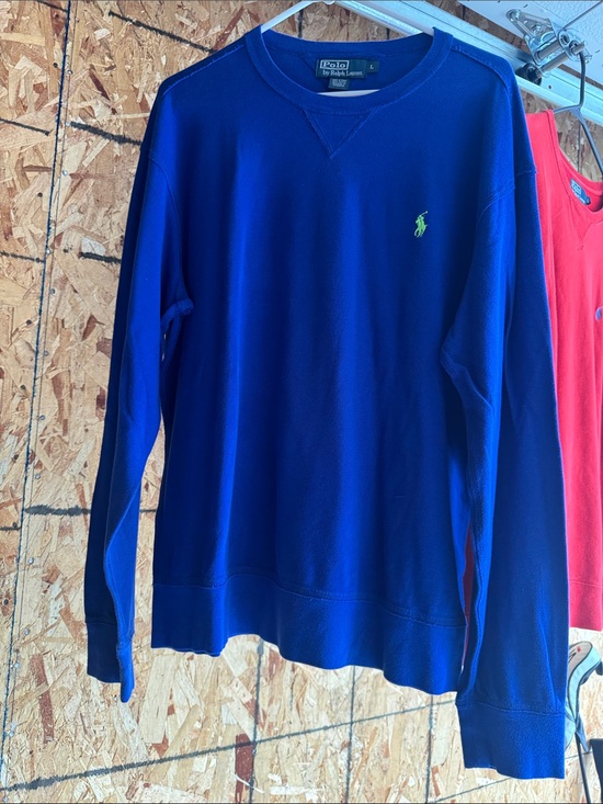 Polo Ralph Lauren Other - Polo by Ralph Lauren Royal Blue Crewneck Sweatshirt with Lime Pony